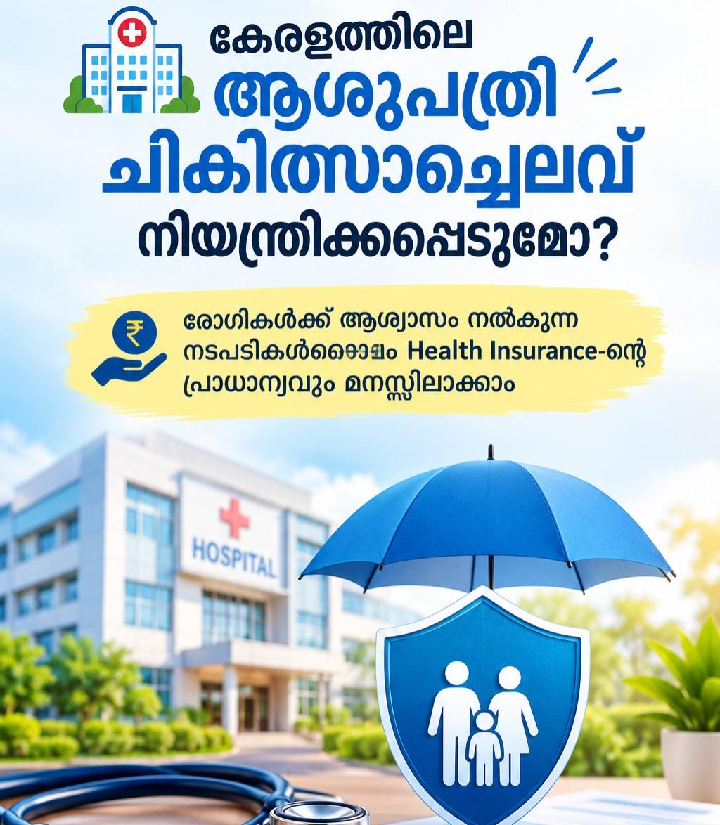 🏥 കേരളത്തിലെ ആശുപത്രി ചികിത്സാച്ചെലവ് നിയന്ത്രിക്കപ്പെടുമോ?